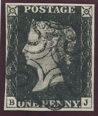 Penny Black, the Raffle Item for the 2017 Southeastern Stamp Expo
