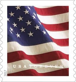 2017 US Flag Definitive Postage Stamp
